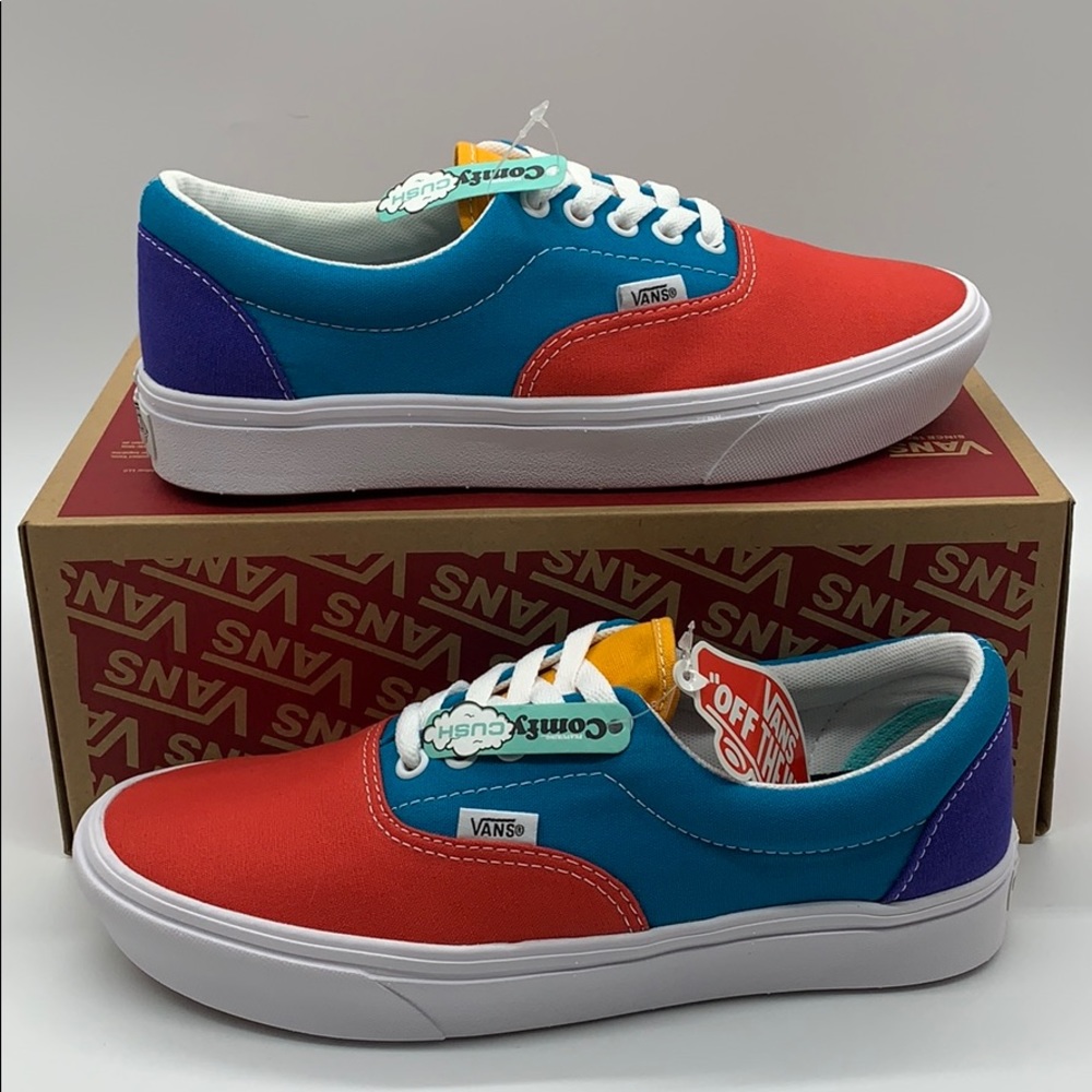 VANS COMFYCUSH ERA Multi Block Multi/True White Wm - Picture 3 of 16
